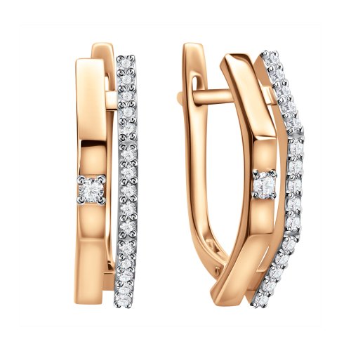 Серьги золотые