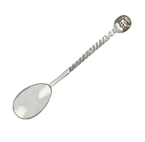 Ложка серебряная детская "Ежик"