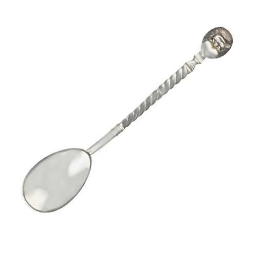 Ложка серебряная детская "Ежик"