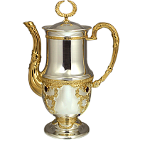 Кофейник серебряный "Царский"