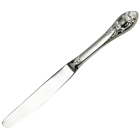 Нож серебряный десертный