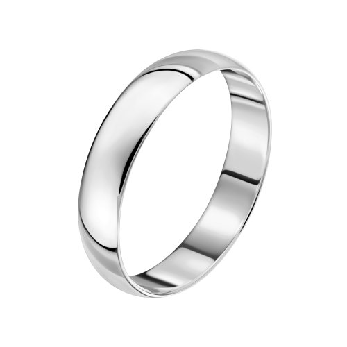 Серебряное обручальное кольцо
