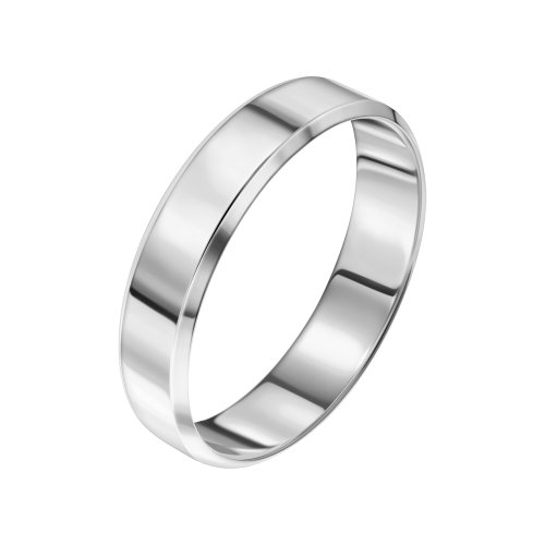 Серебряное обручальное кольцо